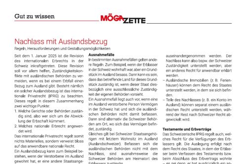 Beitrag Mögazette (Ausgabe 2/2025)